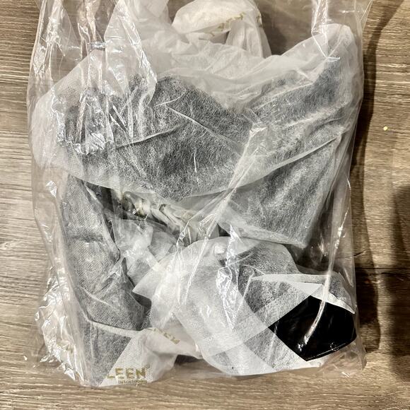 Black Patent Leather Platform Block Heel NEW Size 6 - Picture 5 of 5